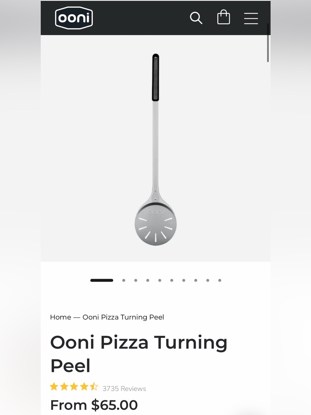 Pizza Turning Peel - Silver